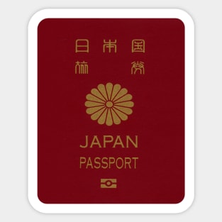 Japon Passport Sticker